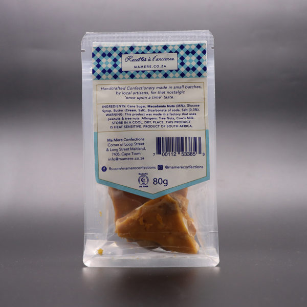 Salted Macadamia Nut Brittle